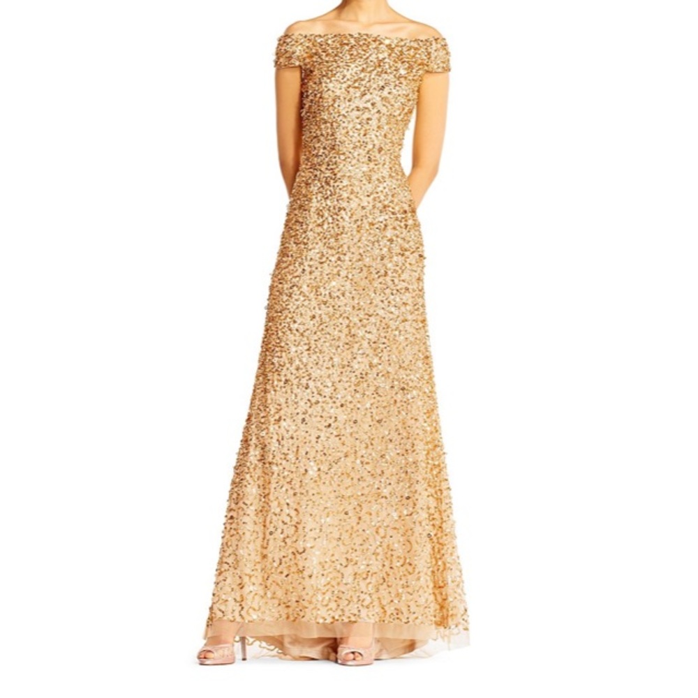 Adrianna Papell Beaded Gown